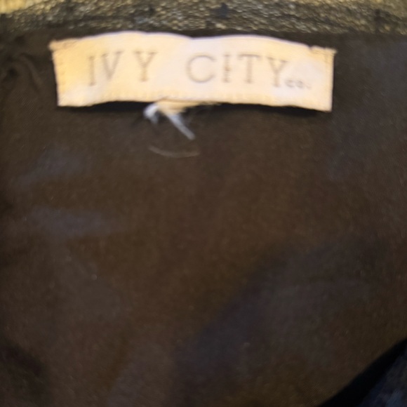 IVY CITY Co Black Dress Womens M / L the Gala Dress Tulle Wedding Cocktail - Picture 12 of 14